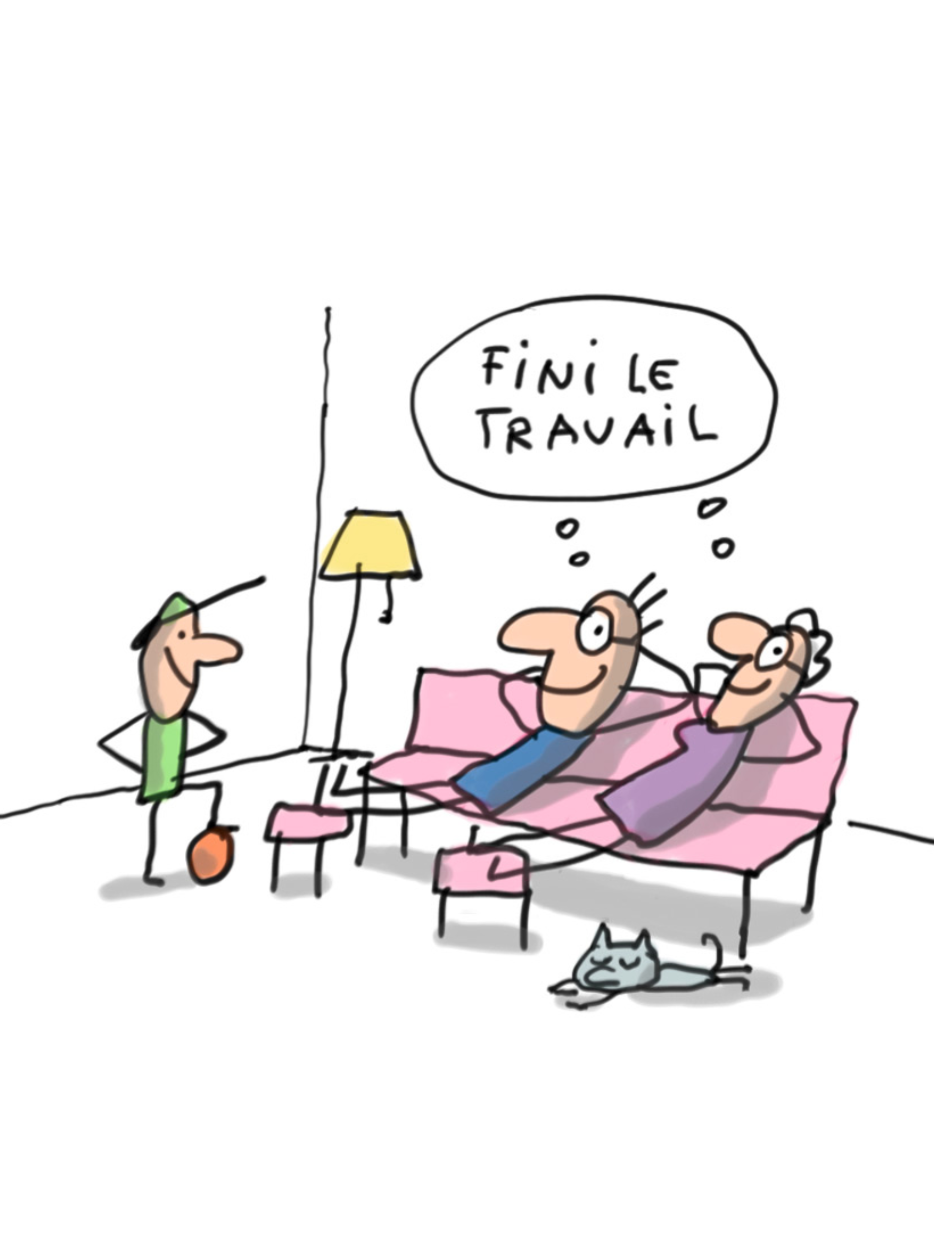 image bd fini le travail